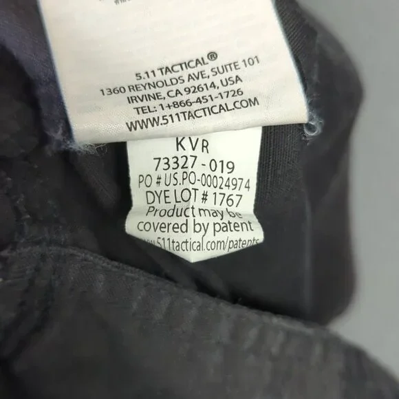 5.11 Tactical Shorts Men's 35 Black Stryke 11" Outdoor Hiking Combat Range - Picture 8 of 9